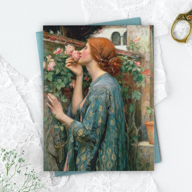 Soul der Rose John William Waterhouse Postkarte (Von Creator hochgeladen)
