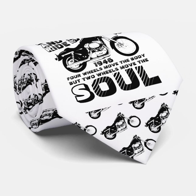 Soul des Fahrers, Personalisiert Geburtsdatum Krawatte (Gerollt)