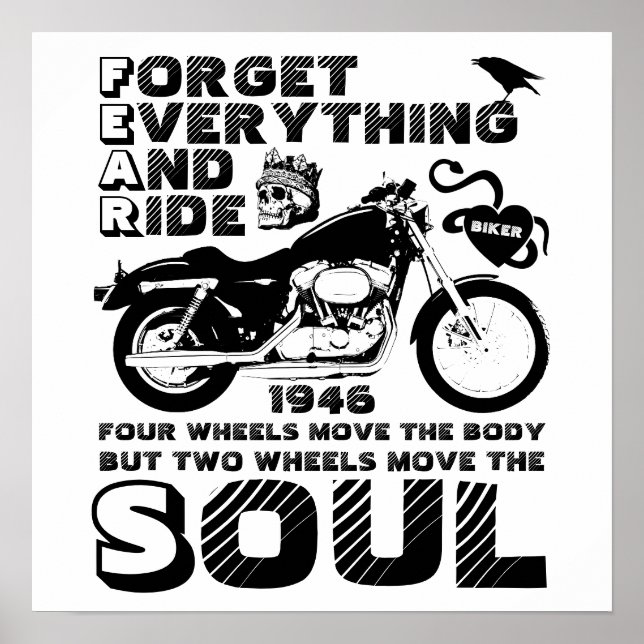Soul des Fahrers, Personalisiert Geburtsdatum Poster (Vorne)