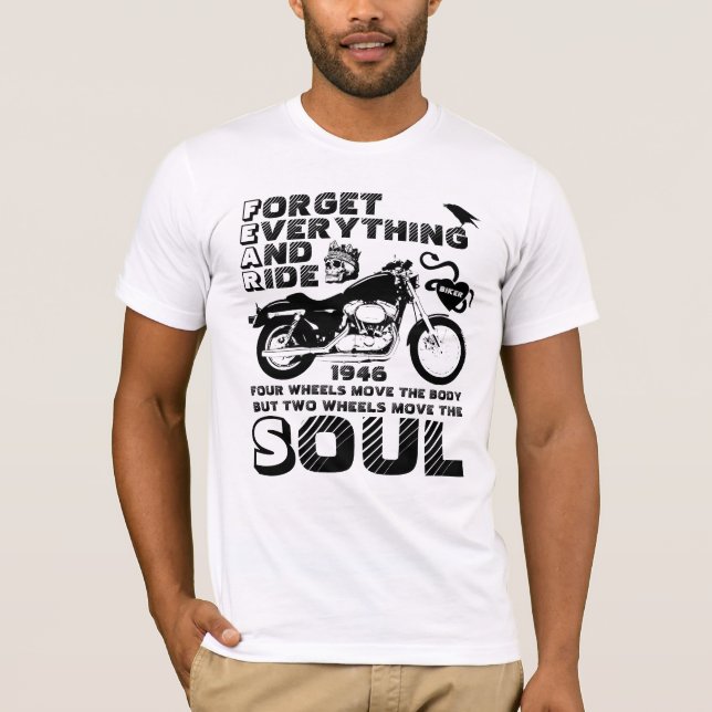 Soul des Fahrers, Personalisiert Geburtsdatum T-Shirt (Vorderseite)