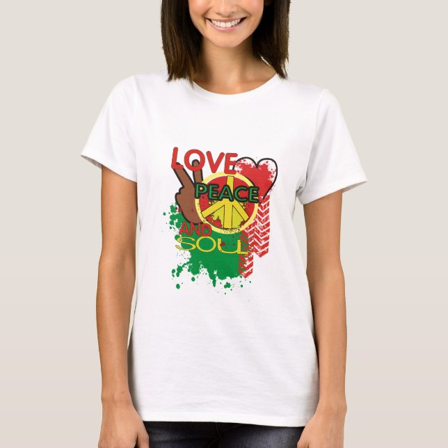 SOUL DES FRIEDENSLUV T-Shirt (Vorderseite)