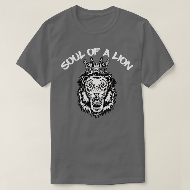 Soul eines Löwen T-Shirt (Design vorne)