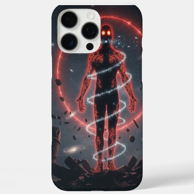 Soul Fire Goth Vibe iPhone 16 Pro Max Cover (Rückseite)