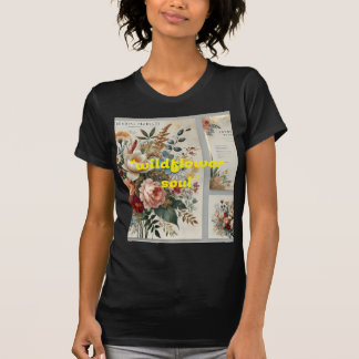 🌿 Soul Fleur sauvage - T-shirt botanique fleuri B