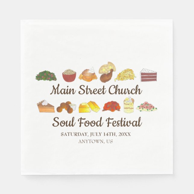 Soul Food Festival - Parco delle Cuisine Serviette (Vorderseite)