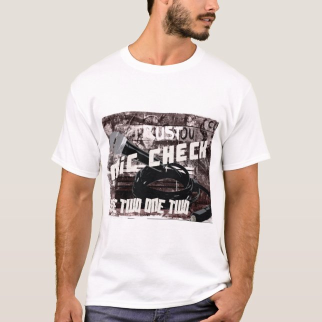 Soul-Funk: Mic-Karo T-Shirt (Vorderseite)