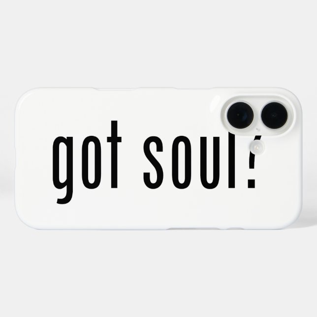 Soul got? iPhone 16 hülle (Rückseite (Horizontal))