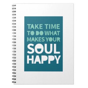Soul Happy Inspiration Zitate Positiver Montag Notizblock