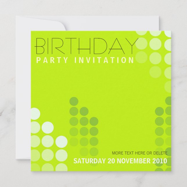 Soul House Fête Anniversaire Invitation (Devant)