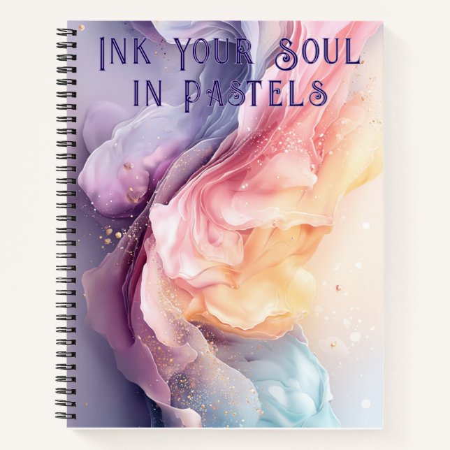 Soul in Pasten drucken Notizbuch (Vorderseite)