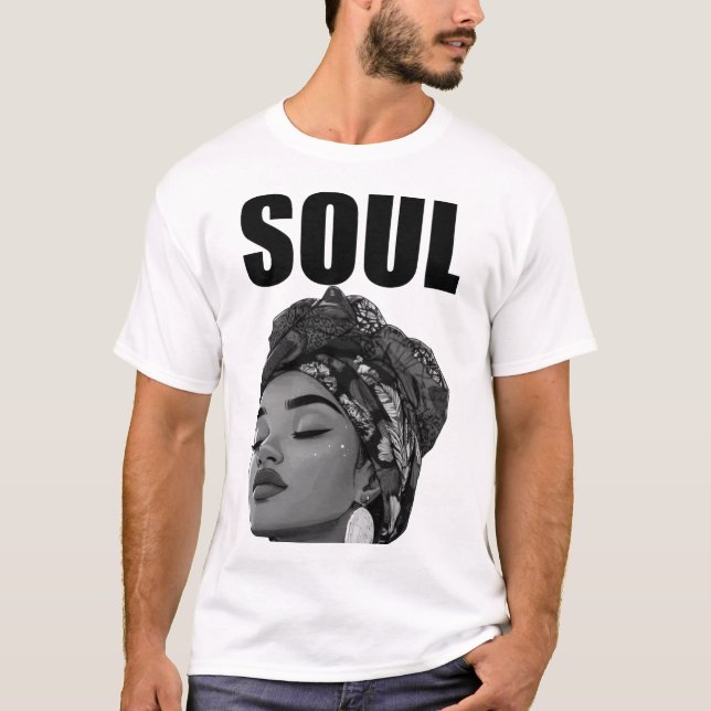 Soul Lady b/w T-Shirt (Vorderseite)