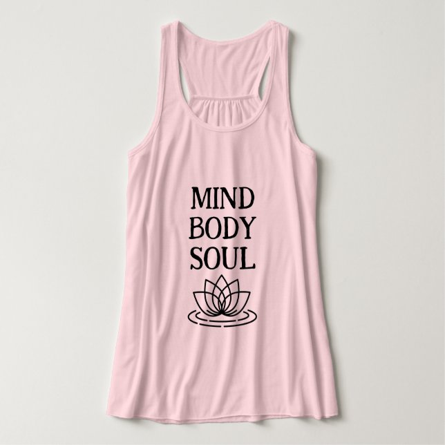 Soul-Lotus-Blume für Frauen Tank Top (Design Vorderseite)