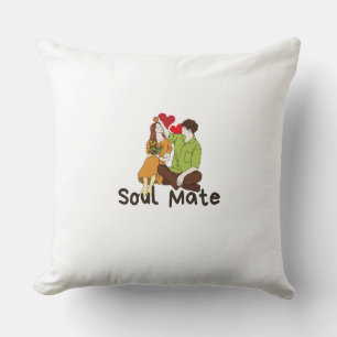 Soul Mate Throw Kissen - Romantische Einrichtung f