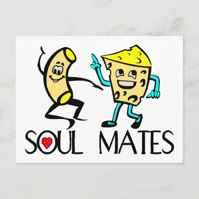 Soul Mates Best Friends Postkarte (Vorderseite)