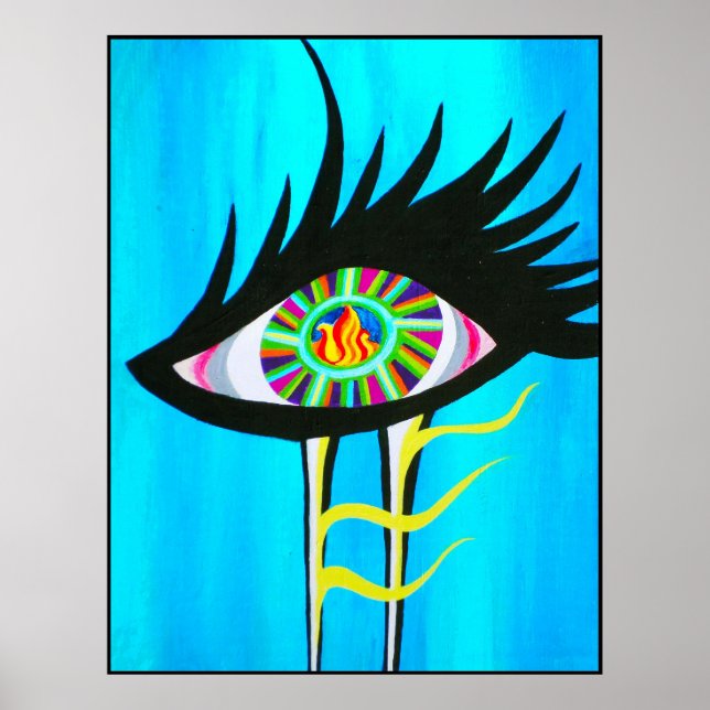 Soul mit Flamme Poster (Vorne)