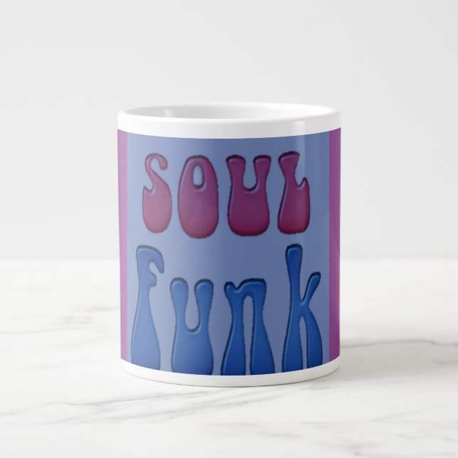 Soul Music Funky Jumbo-Tasse (Vorderseite)