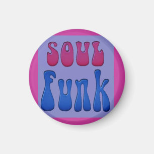 Soul Music Funky Magnet