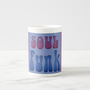 Soul Music Funky Prozellantasse