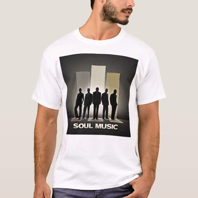 Soul Music silhouette T-Shirt (Vorderseite)