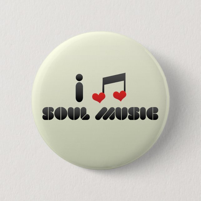 Soul-Musik Button (Vorderseite)
