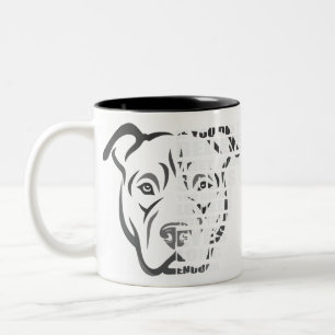 Soul Pitbull Dog Lover Zweifarbige Tasse