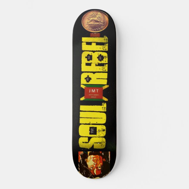 SOUL REBEL 8 1/4" Skateboard Deck (Vorderseite)