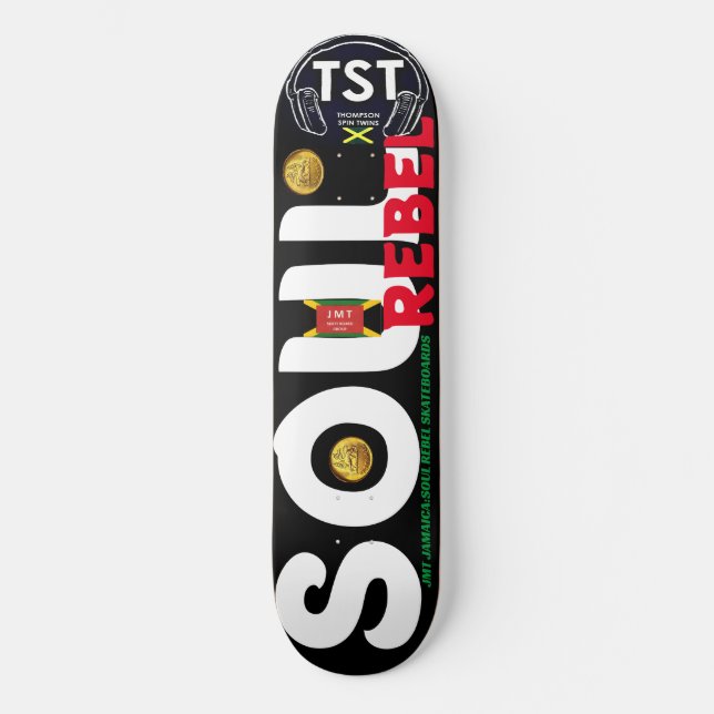 SOUL REBEL JMT JAMAICA 8 1/4" Skateboard Deck (Vorderseite)