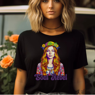 Soul Rebel T - Shirt- Groovy T-Shirt- Retro Shirt