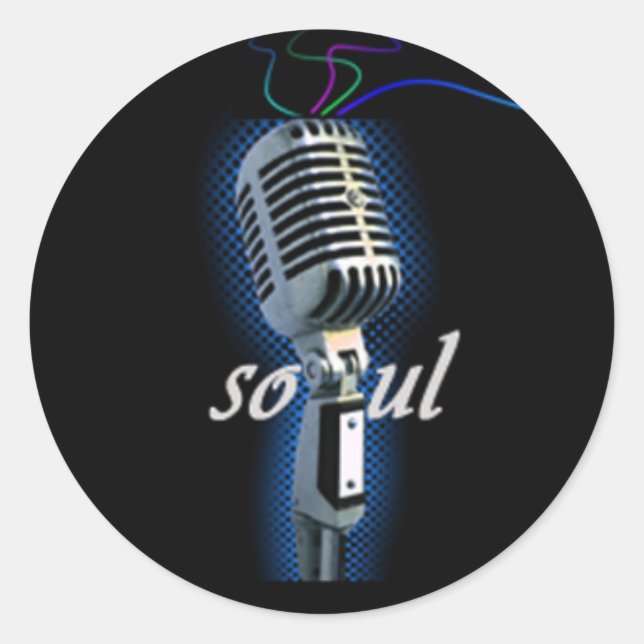 Soul Runder Aufkleber (Vorderseite)