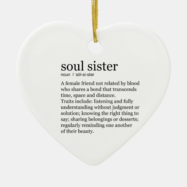 Soul Sister Ornament (Vorne)