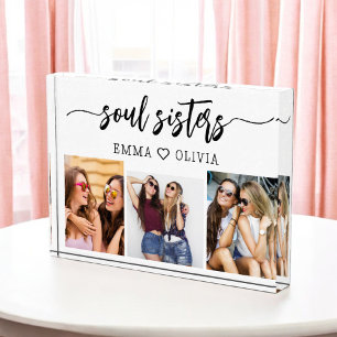 Soul Sisters 3 Foto Collage Familie Sake Geschenk 