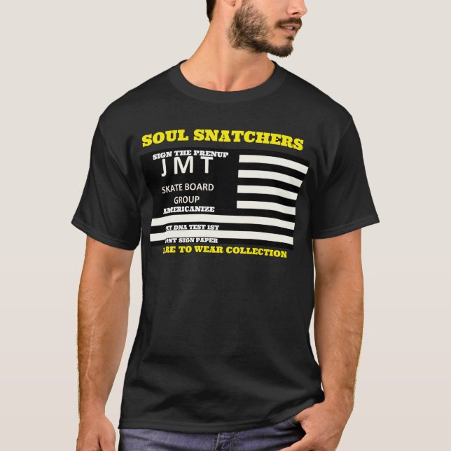 SOUL SNATCHERS. Basic Dunkles T-Shirt (Vorderseite)