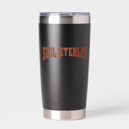 Soul Stealer Funny Redhead Heavy Metal Typography Thermobecher