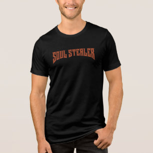 Soul Stealer Lustige Rothaarige Heavy Metal Typogr Tri-Blend Shirt