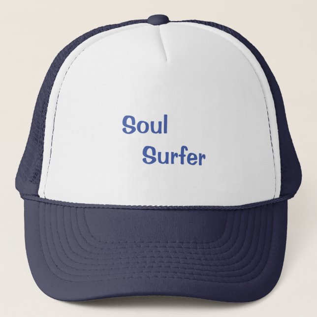 Soul Surfer Navy Blue Hat Truckerkappe (Vorderseite)
