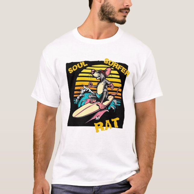 'SOUL SURFER RAT' T-Shirt (Vorderseite)