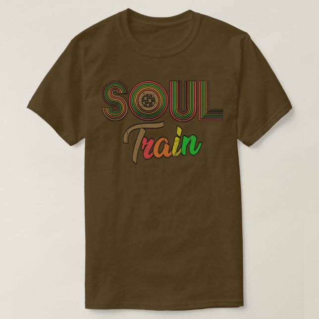 Soul Train Vintag Retro Style T-Shirt (Design vorne)
