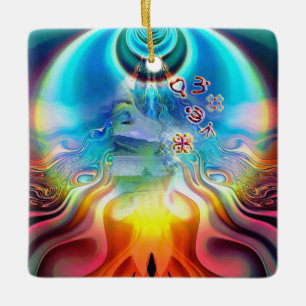 Soul Vibrationen Bodenmatte Keramikornament