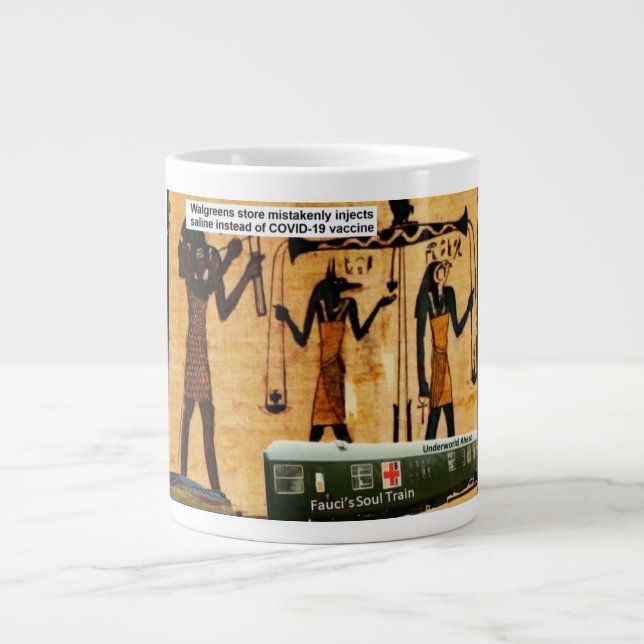 Soul-Zug durch die Unterwelt. Jumbo-Tasse (Vorderseite)