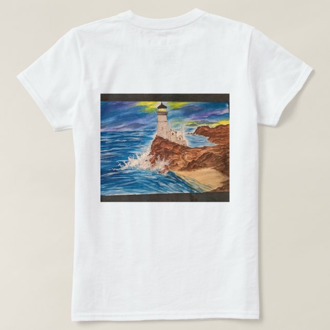 Soul, zum des Leuchtturm-T - Shirt zu tapezieren (Design Rückseite)
