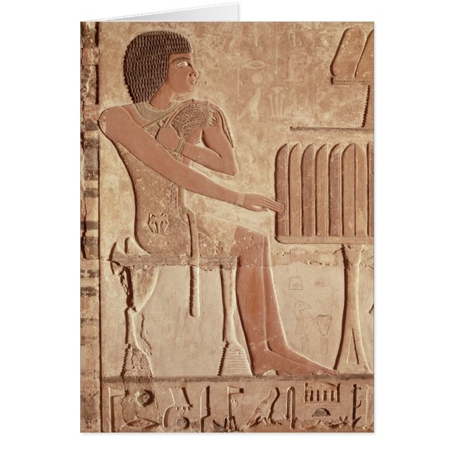 Soulagement dépeignant les défunts assis (Devant)