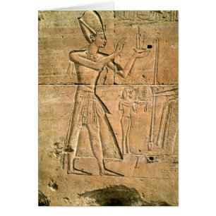 Soulagement dépeignant Tuthmosis III faisant