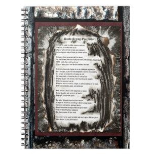 Soule, die überall weinen notizblock