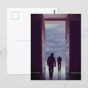 Soule überqueren das Tor bis zur Lebensdauer Postkarte