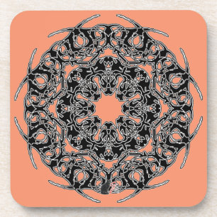 Soulèvement du Dessous de verre octa Glyph Dusk