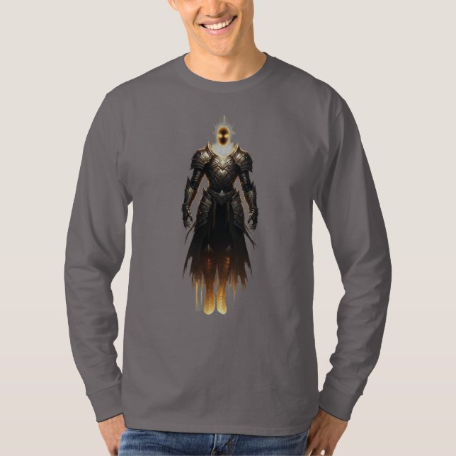 Soulfire Knight Dark Fantasy T-Shirt (Vorderseite)