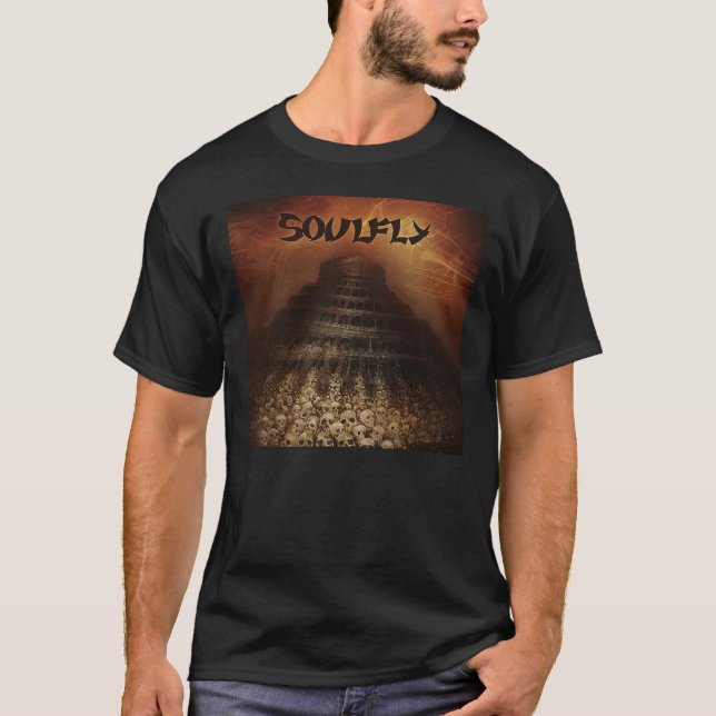 Soulfly Schädel Groove Metal Thrash Metall 1727png T-Shirt (Vorderseite)