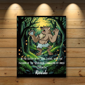 Soulful Rougarou Stärke Inspiration Poster