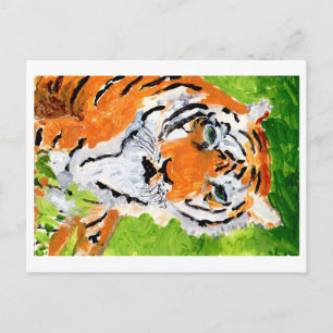 Soulful Tiger Postkarte