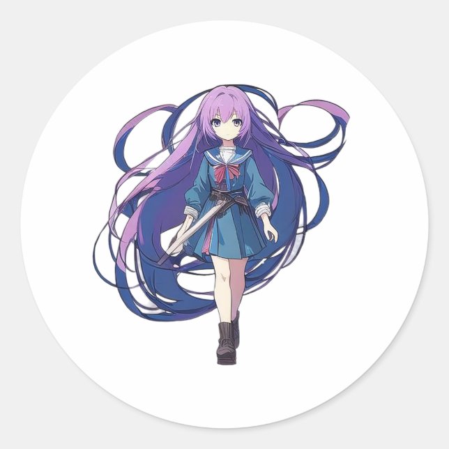 Soulmate 2D Runder Aufkleber (Vorderseite)